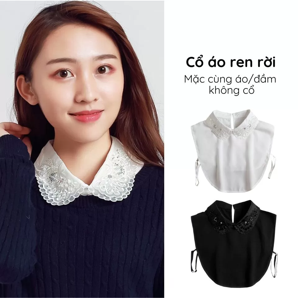 Đính kết sơ mi thời trang